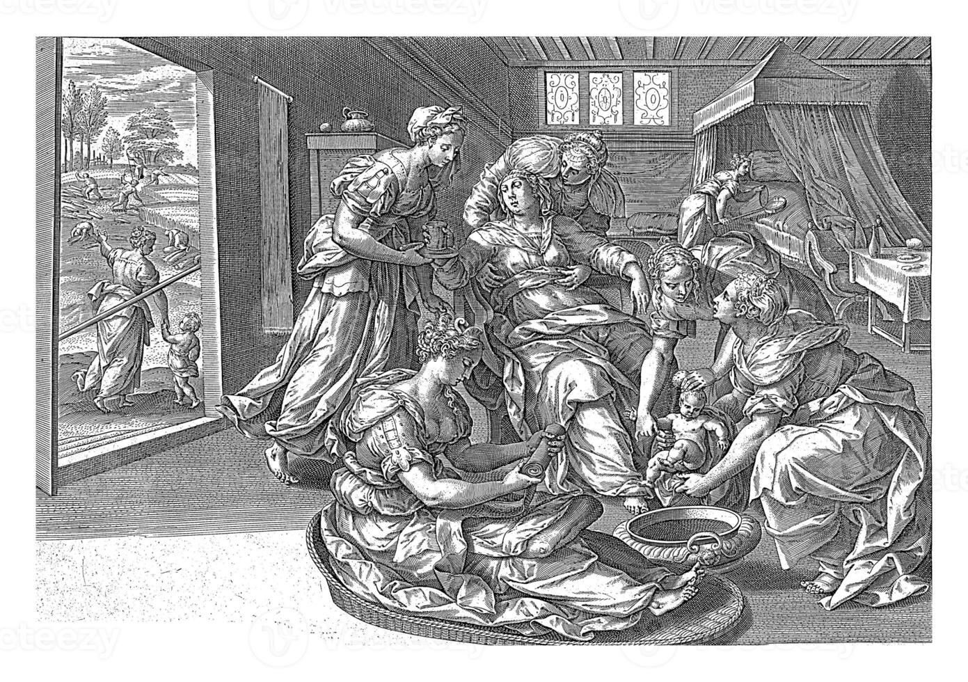 Birth of the Sunnemitic woman's son photo