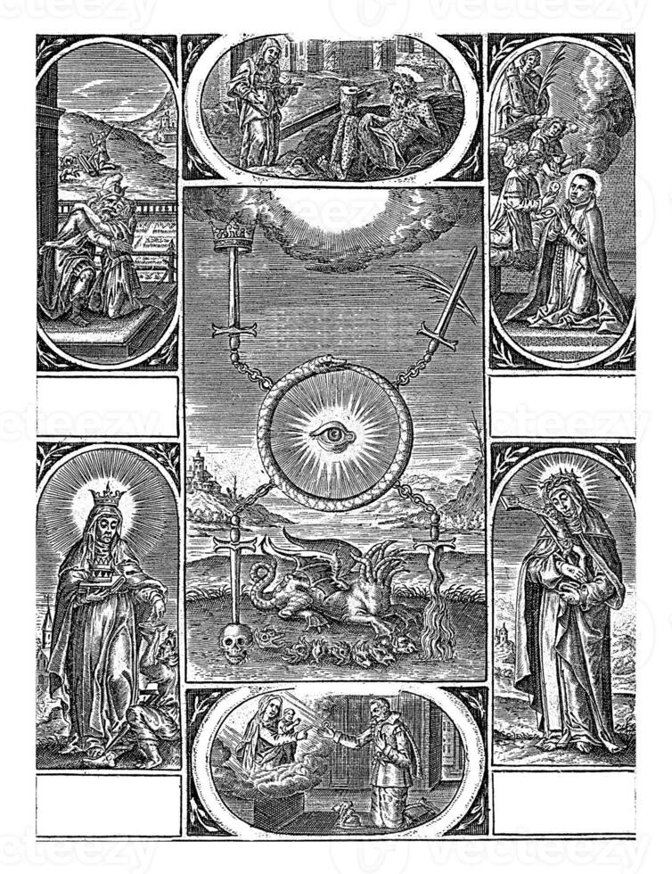hebdomas cristiana, Miguel snijders, 1610 - 1672 foto