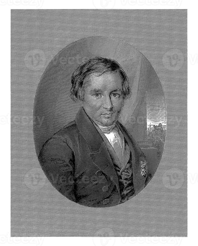 Portrait of Willem de Clercq, Henricus Wilhelmus Couwenberg, 1829 - 1845 photo