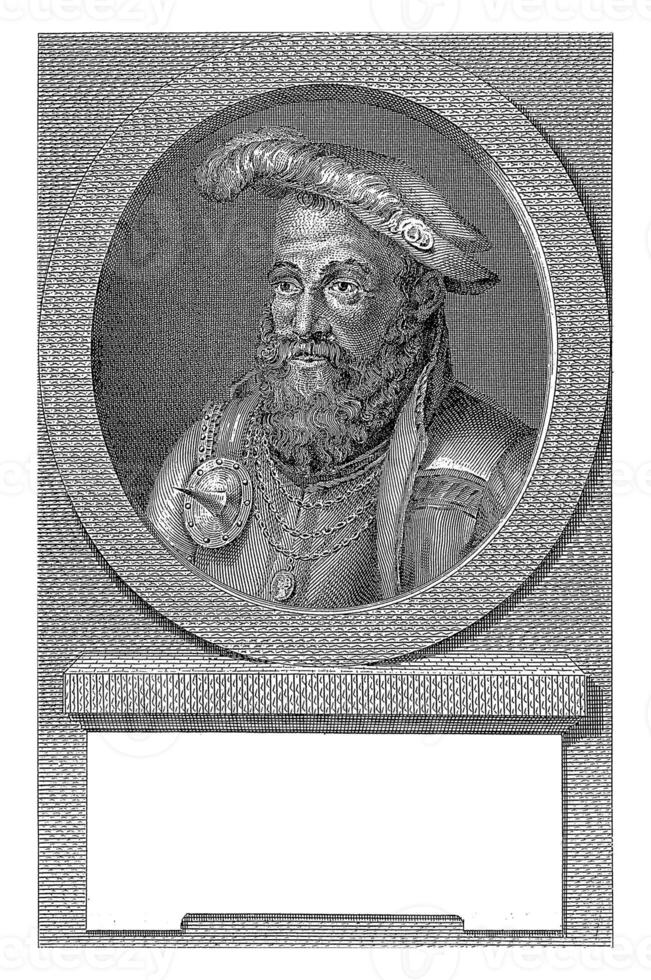 retrato de Wilhelm fralich, francois voyez, después smidtz, 1756 - 1805 foto
