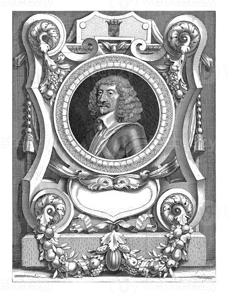 Portrait of Henri II d'Orleans, Duke of Longueville, Johannes Valdor II, 1649 photo