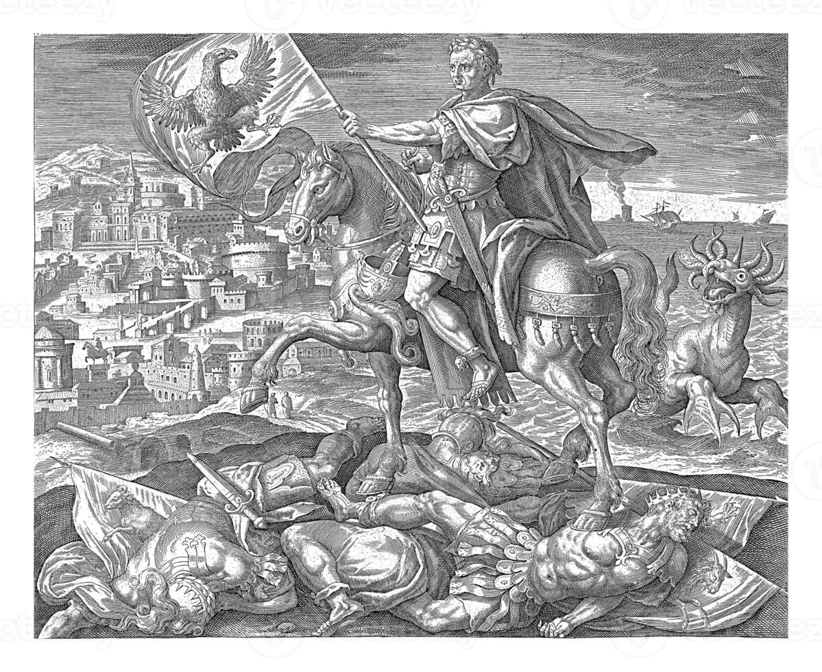 Julius Caesar as the fourth king from Daniel's vision photo