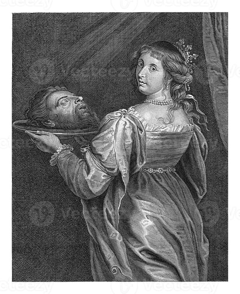 Salome with the Head of John the Baptist, Jacob Neefs, after Gerard Seghers, 1632 photo