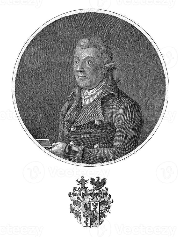 Portret van Johann Heinrich Schule, Matthias Gottfried Eichler, after Johann Lorenz Rugendas II, 1804 photo