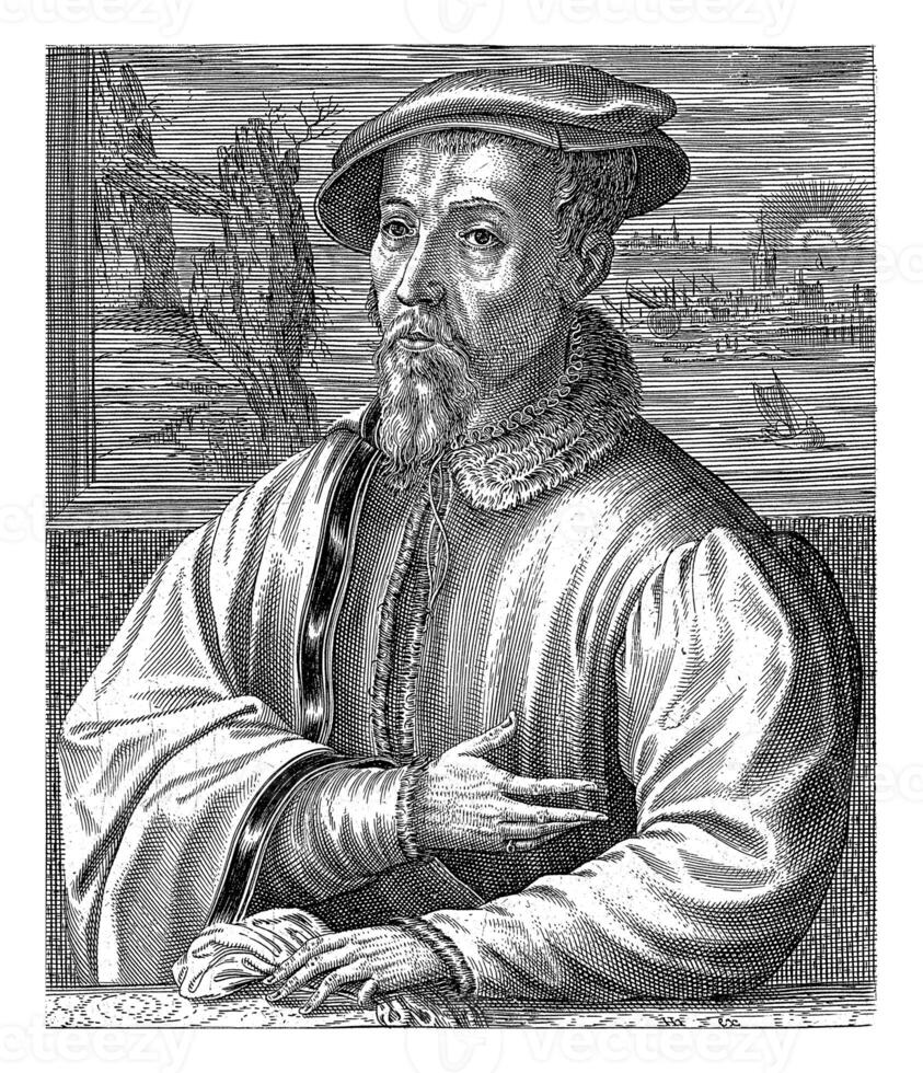 Portrait of Matthys Cock, Hendrick Hondius I, 1610 photo