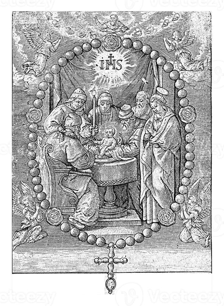 Circumcision of Christ, Hieronymus Wierix, after 1595 - before 1619 photo