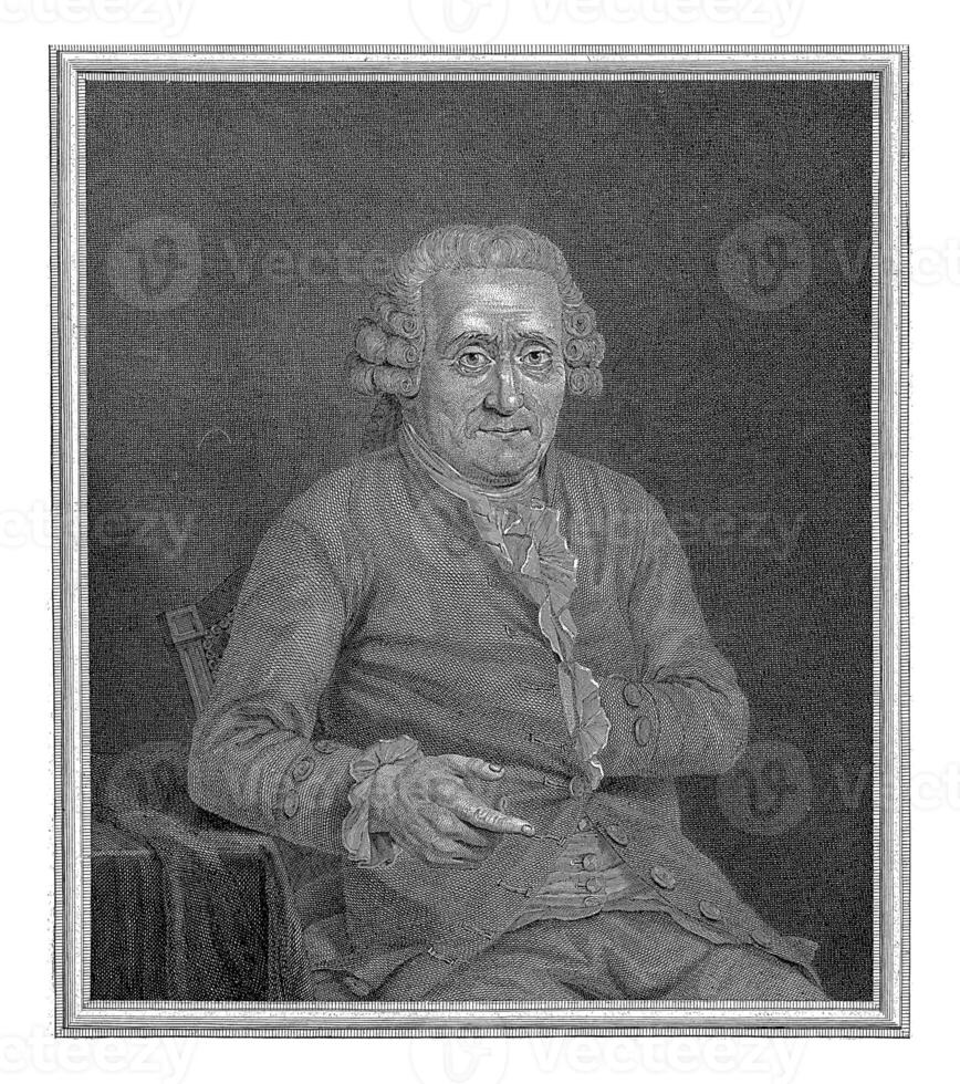 retrato de henrico schultz, pieter hendrik jonxis, después cristian camioneta gelen Sr., 1772 - 1843 foto