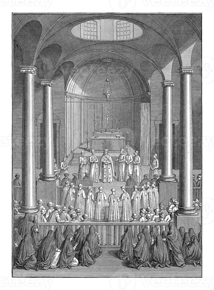 Interior of an Armenian Apostolic Church photo