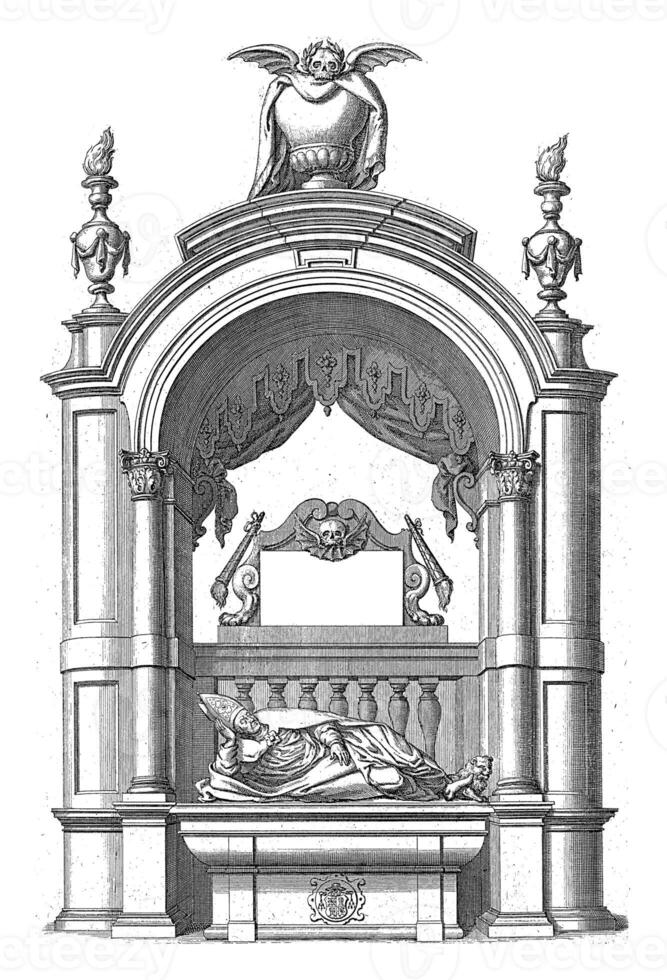 Tomb for Matthias Hovius, Archbishop of Mechelen, David Coster, c. 1700 photo