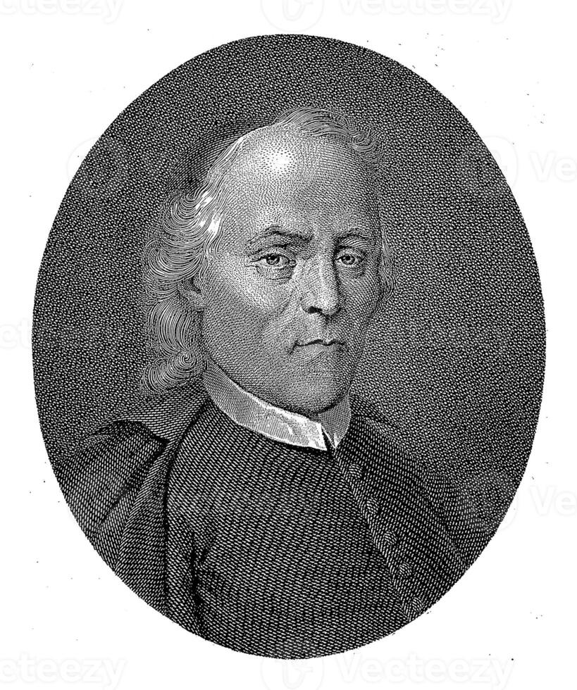Portrait of Historian and Writer Ludovico Antonio Muratori, Giovita Garavaglia, after Giuseppe Longhi, 1800 - 1835 photo