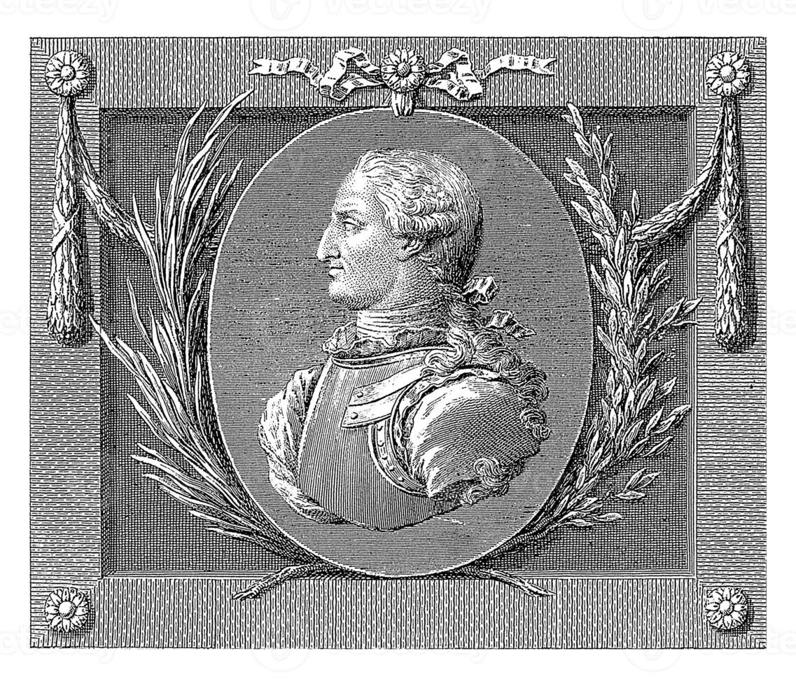 Medallion with Double Portrait of Charles IV, King of Spain, and Consort, Raphael Morghen, after Stefano Tofanelli, c. 1788 photo