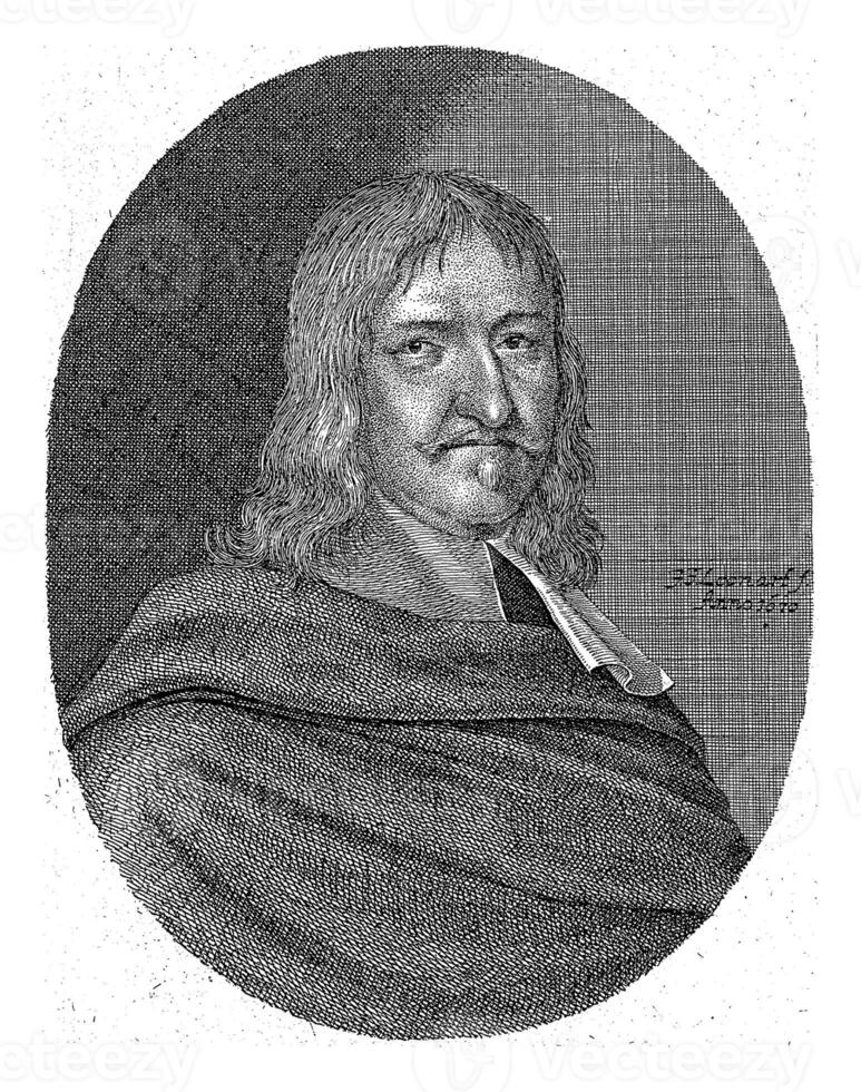 Portrait of Christoph Praun, Johann Friedrich Leonard, 1670 Portrait of the market overseer Christoph Praun. photo