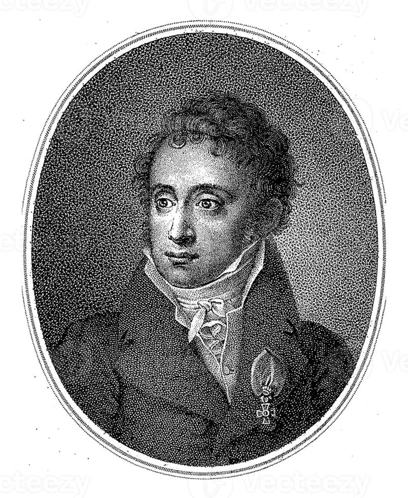 Portret van Joseph von Hormayr, Franz Xaver Staber, after Peter Krafft, 1810 - 1858 photo