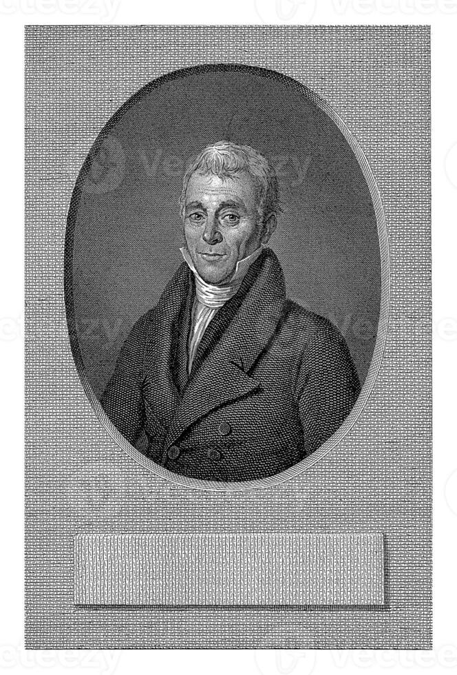Portrait of Rinse Klaasses Koopmans, Philippus Velijn, after D. de Hoop, 1797 - 1836 photo