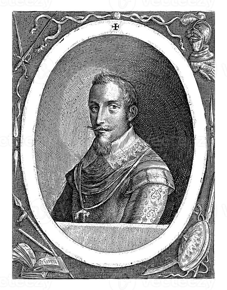 Portrait of Ambrogio Spinola, Crispijn van de Passe photo