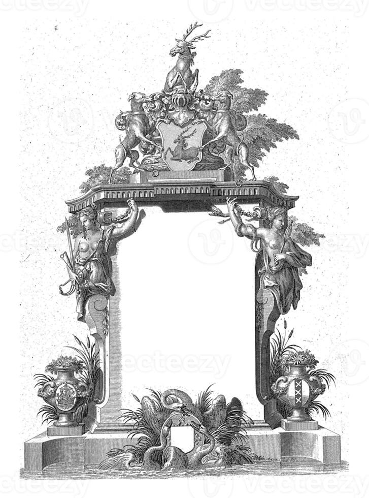 Monument dedicated to Balthazar Scott, Jan Goeree, 1723 photo