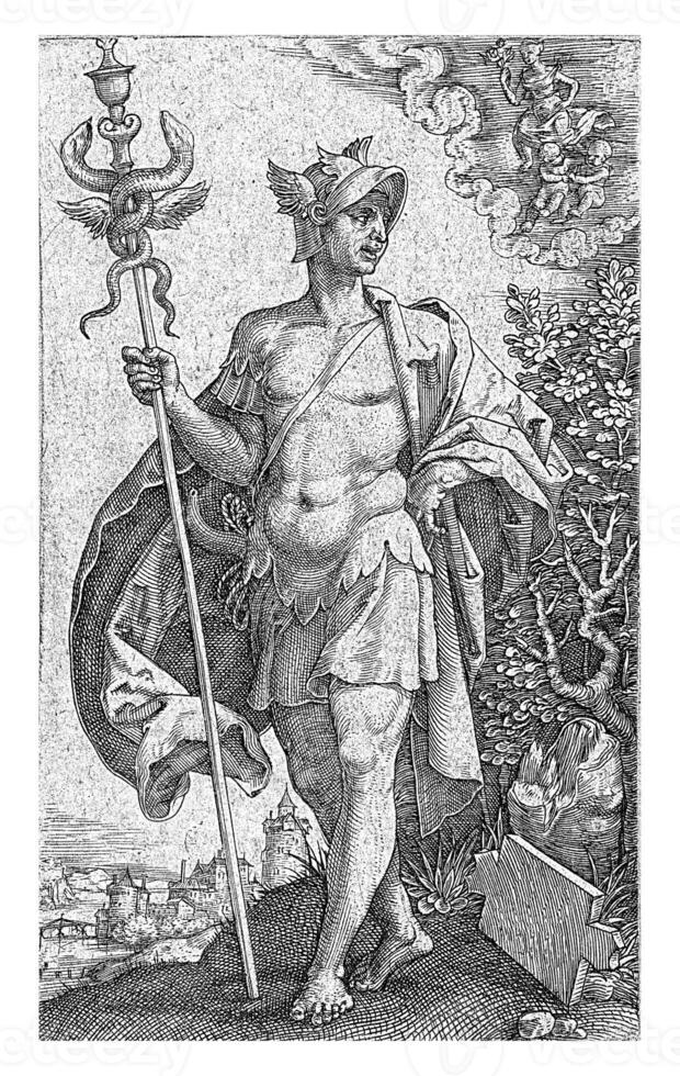 Mercury, Monogrammist IB 16th century, 1528 photo