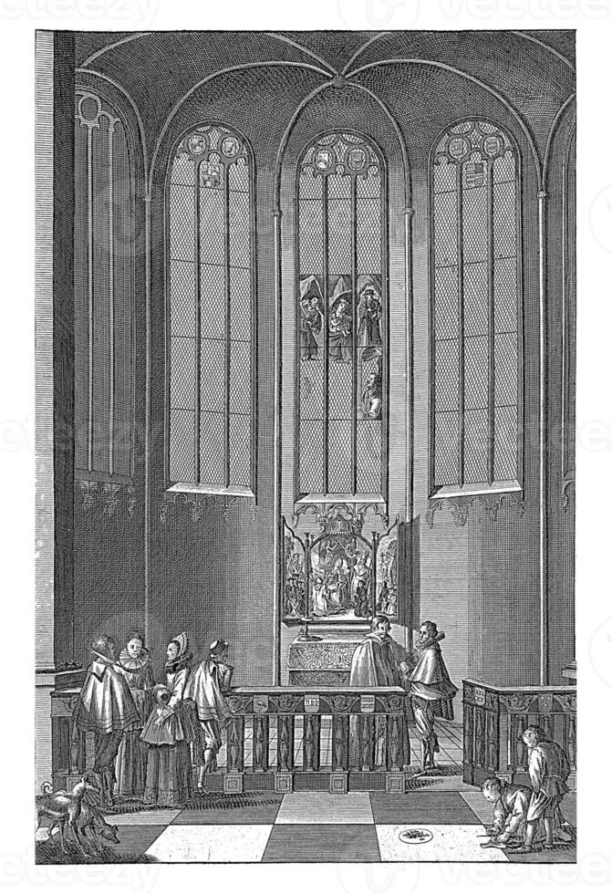 Boelens-Den Otter chapel in the New Church of Amsterdam, Jan Goeree, 1680 - 1731 photo