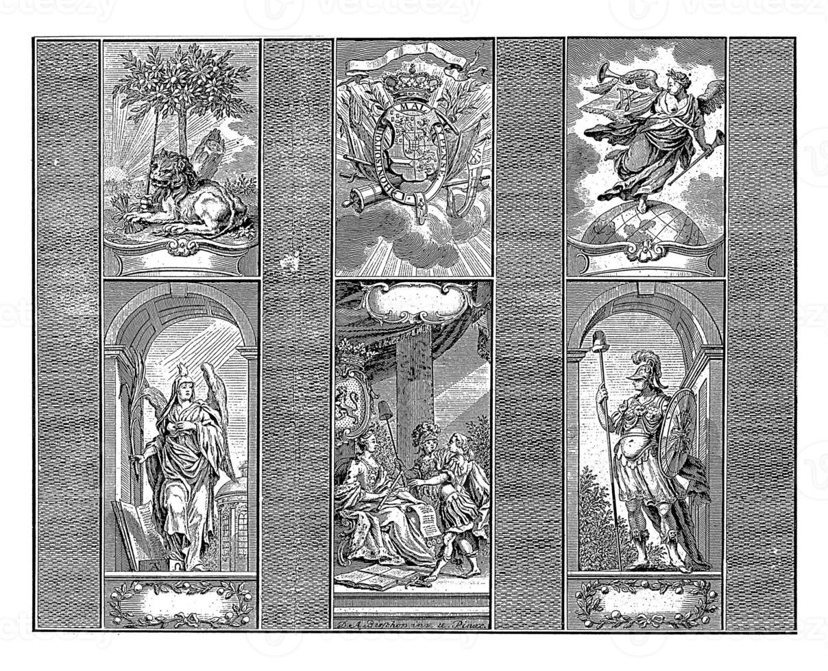 Decorations at the house of Mr. D.A. Bisschop in Rotterdam, 1766 photo
