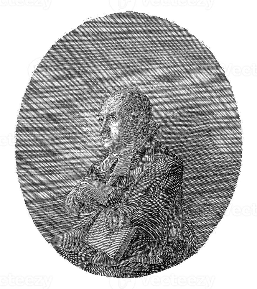 Portrait of Joannes Baptista Schmidt, Joseph Carl Burde, after Josef Heidl, 1802 photo