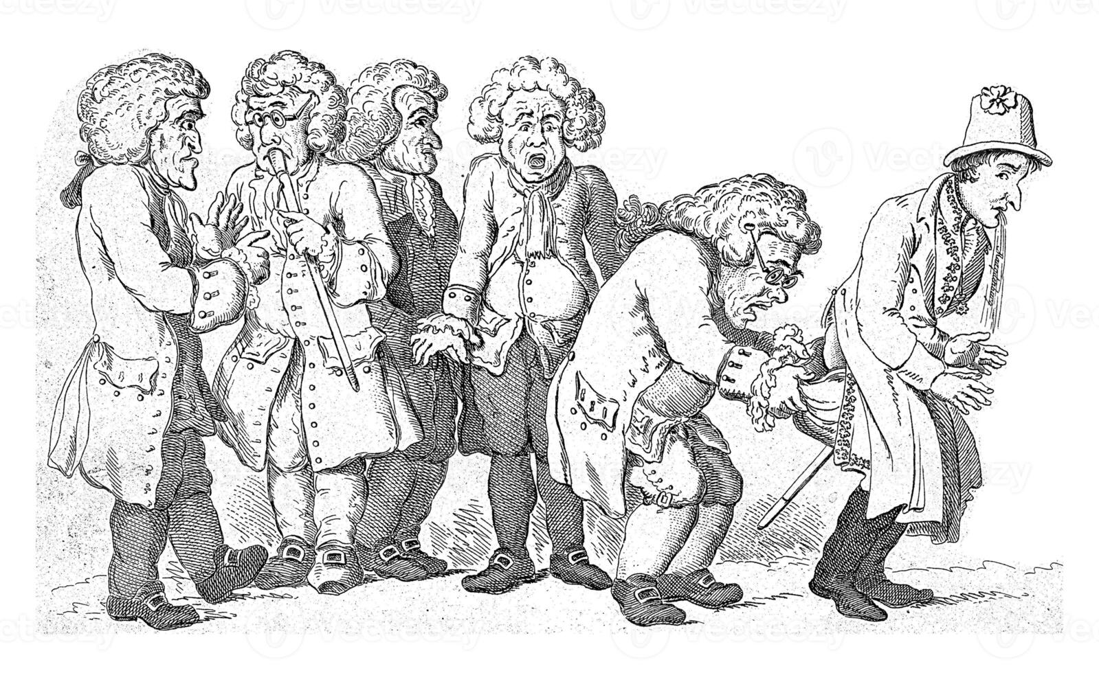 Napoleons being treated by foreign doctors, 1814 photo