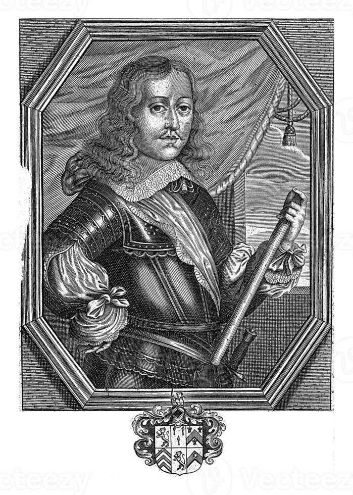 retrato de Ricardo cromwell, filibert bottats i, después C. 1664 - antes de 1734 foto