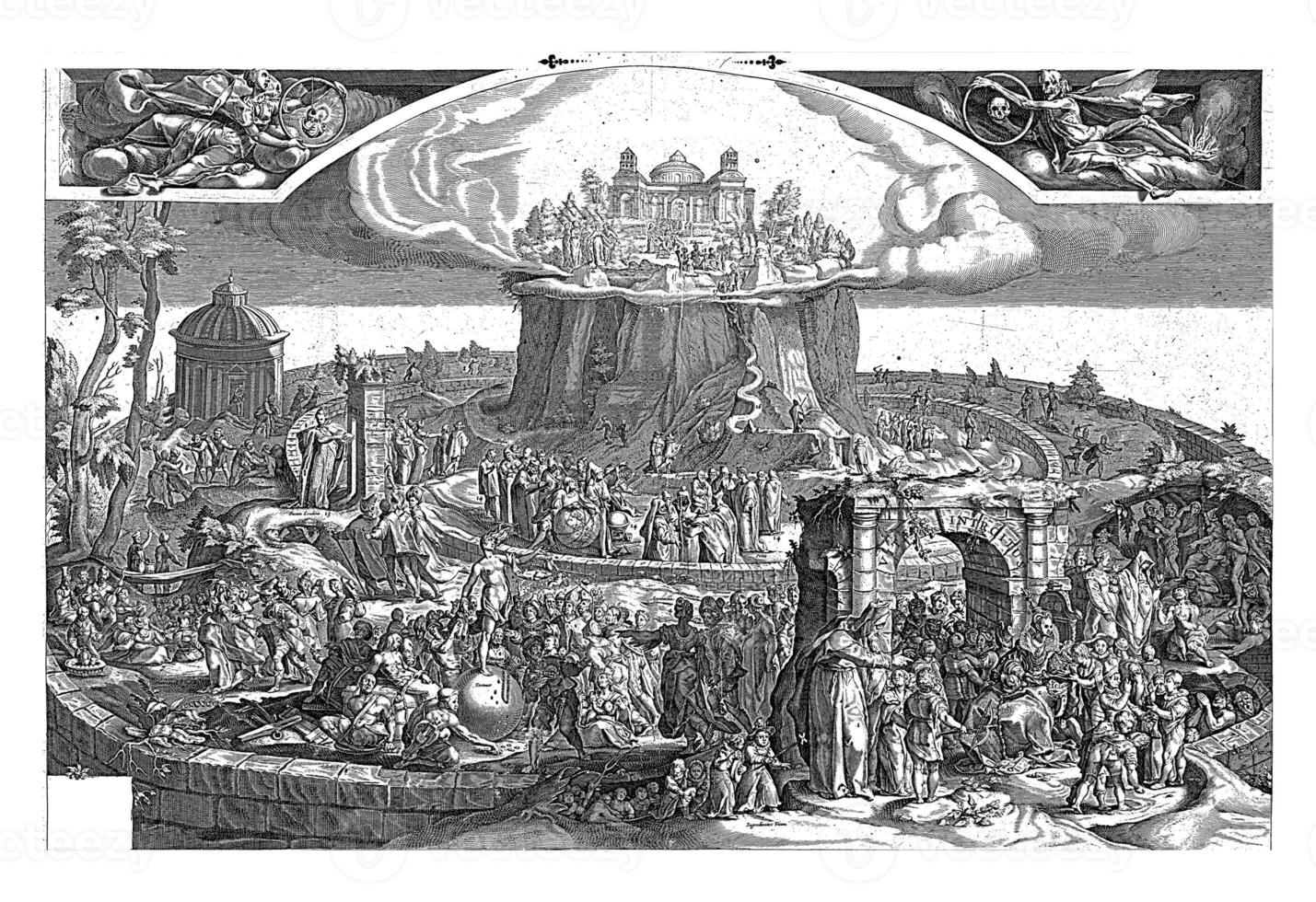 Tabula Cebetis vintage sketch photo