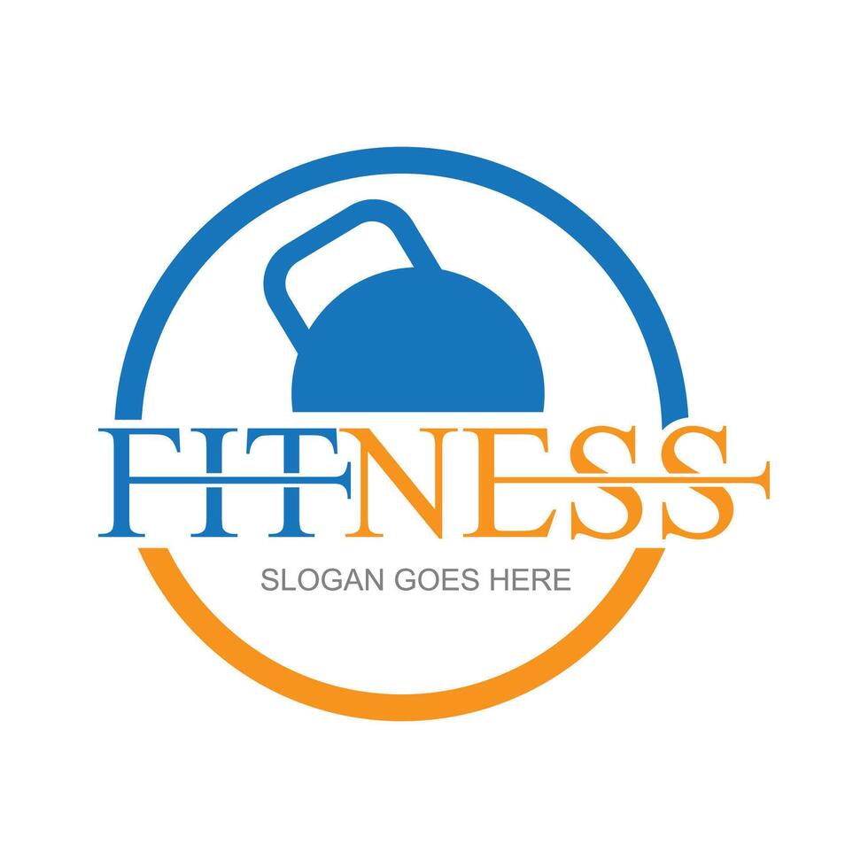 fitness logo and symbol vector