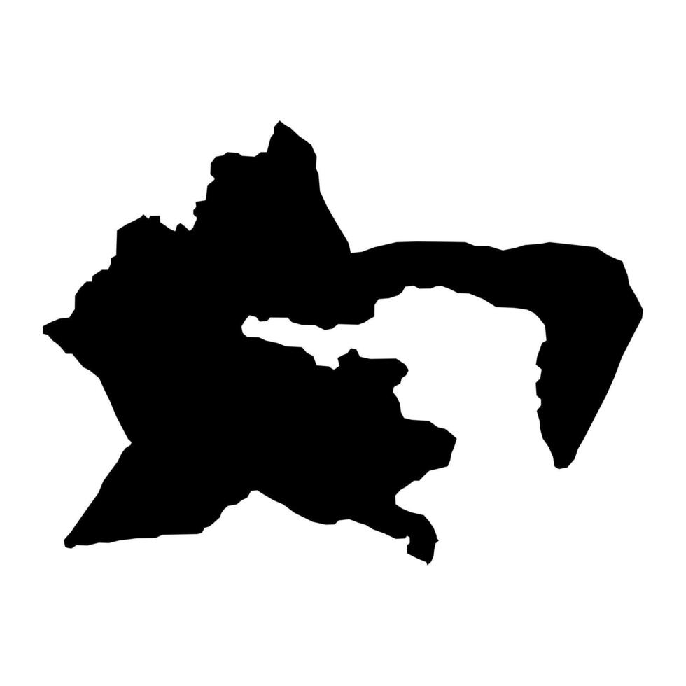 Maoputasi County map, administrative division of American Samoa. Vector illustration.