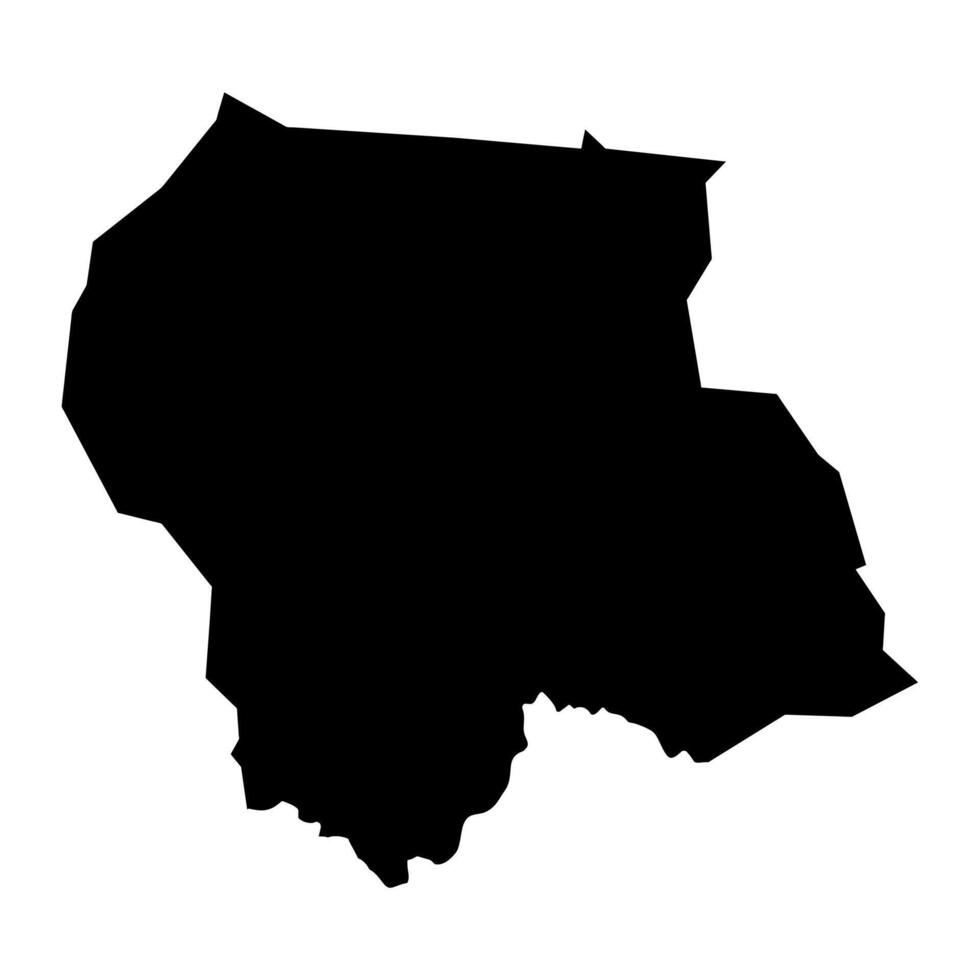 Maridi State map, administrative division of South Sudan. Vector illustration.