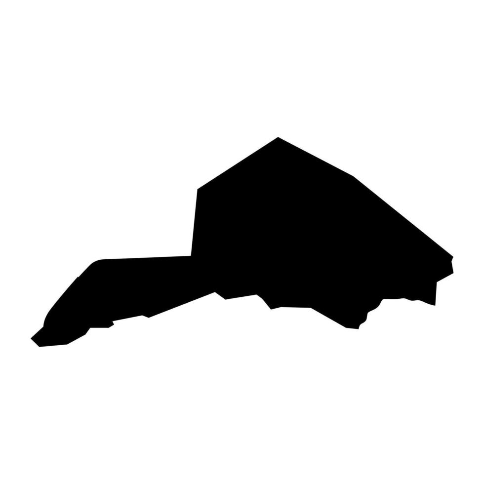 Ruweng Administrative Area map, administrative division of South Sudan. Vector illustration.