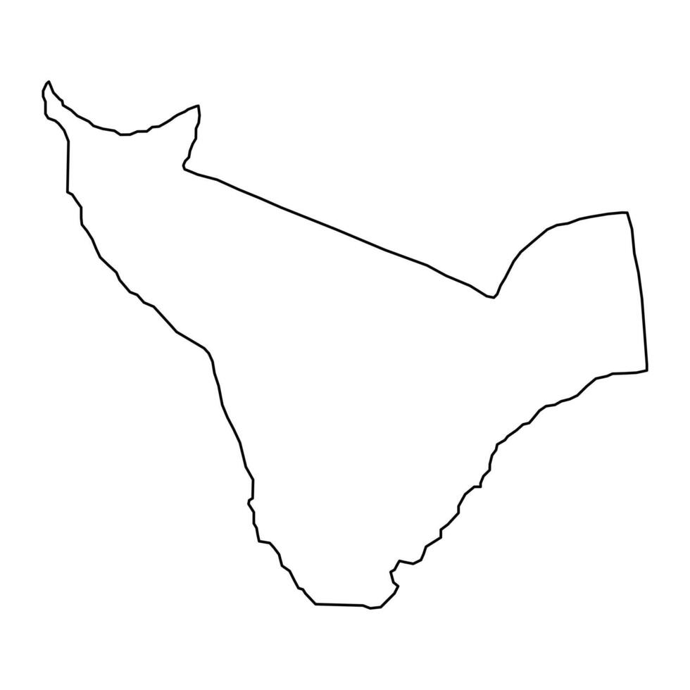 Tau County map, administrative division of American Samoa. Vector illustration.