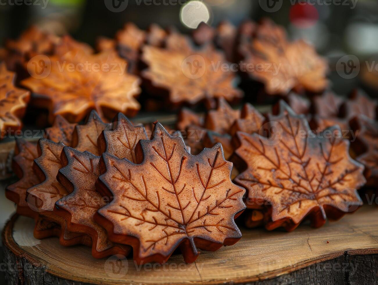 AI generated Join the Community craft fair on Victoria Day for handmade goods with maple leaf motifs, by local artisans in a family friendly atmosphere. photo