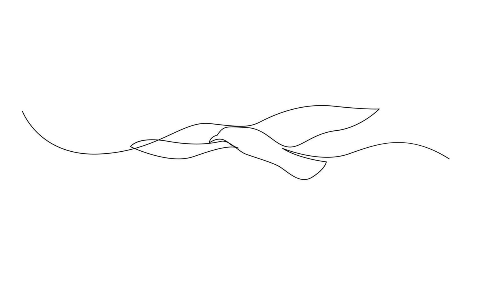 Seagulls fly over the surface of the sea. Small waves. World Maritime Day. vector