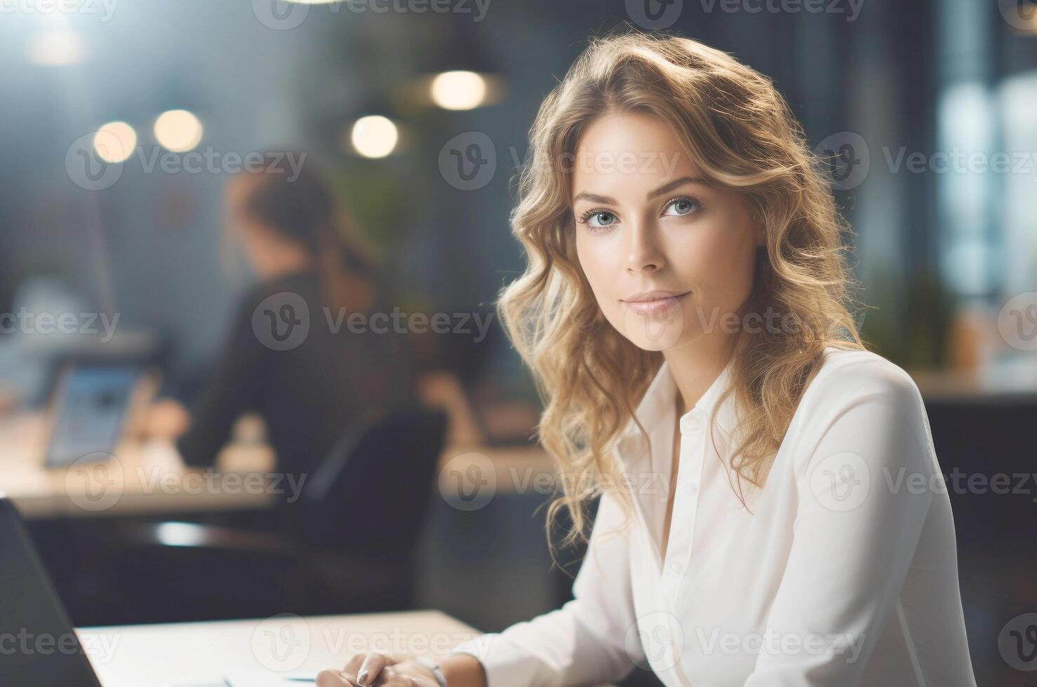 AI generated Professional Partners Collaborating on Business Strategy photo