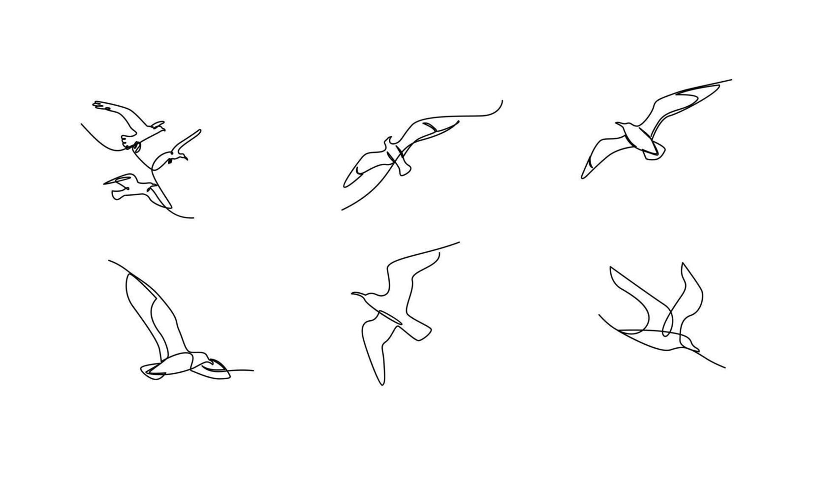 Seagulls fly over the surface of the sea. Small waves. World Maritime Day. vector