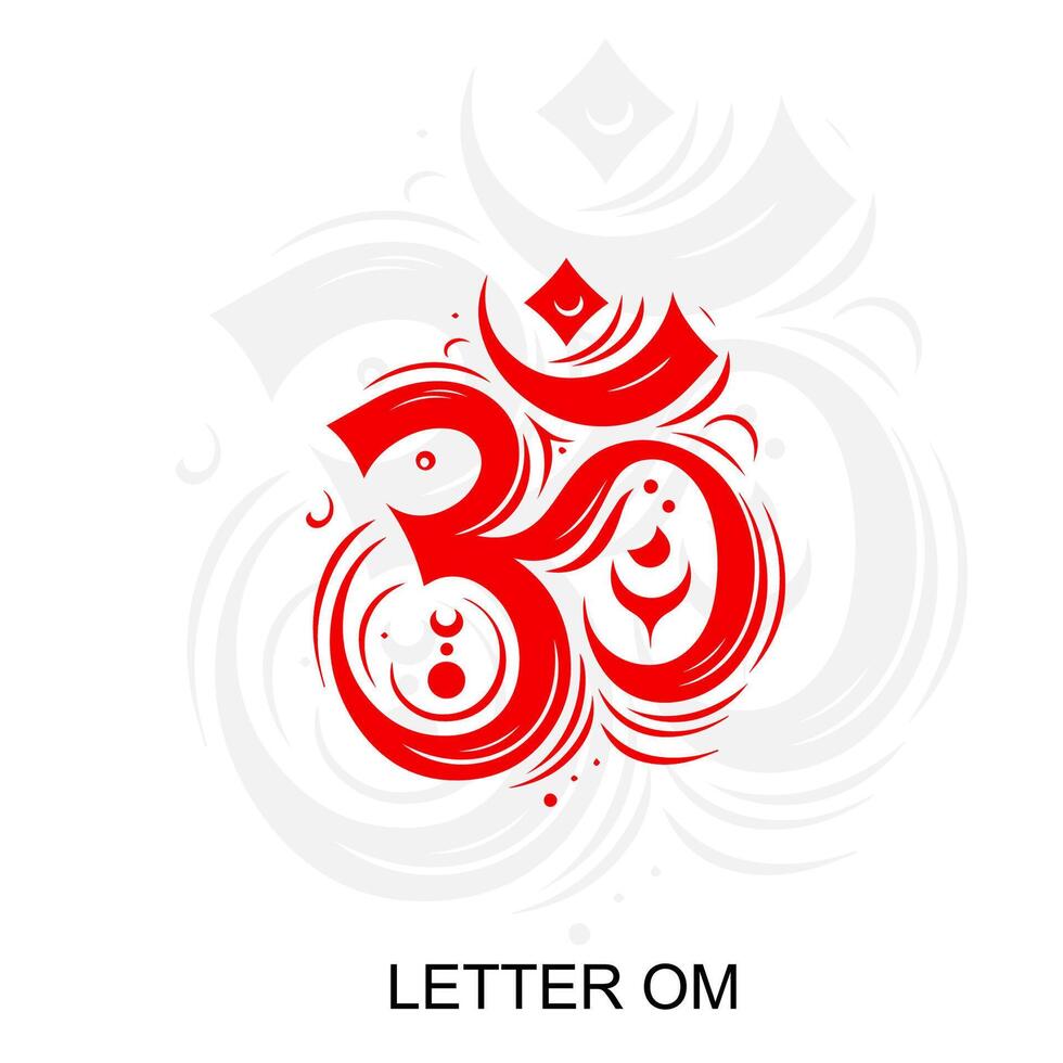 Om symobl of inidan religion ... vector