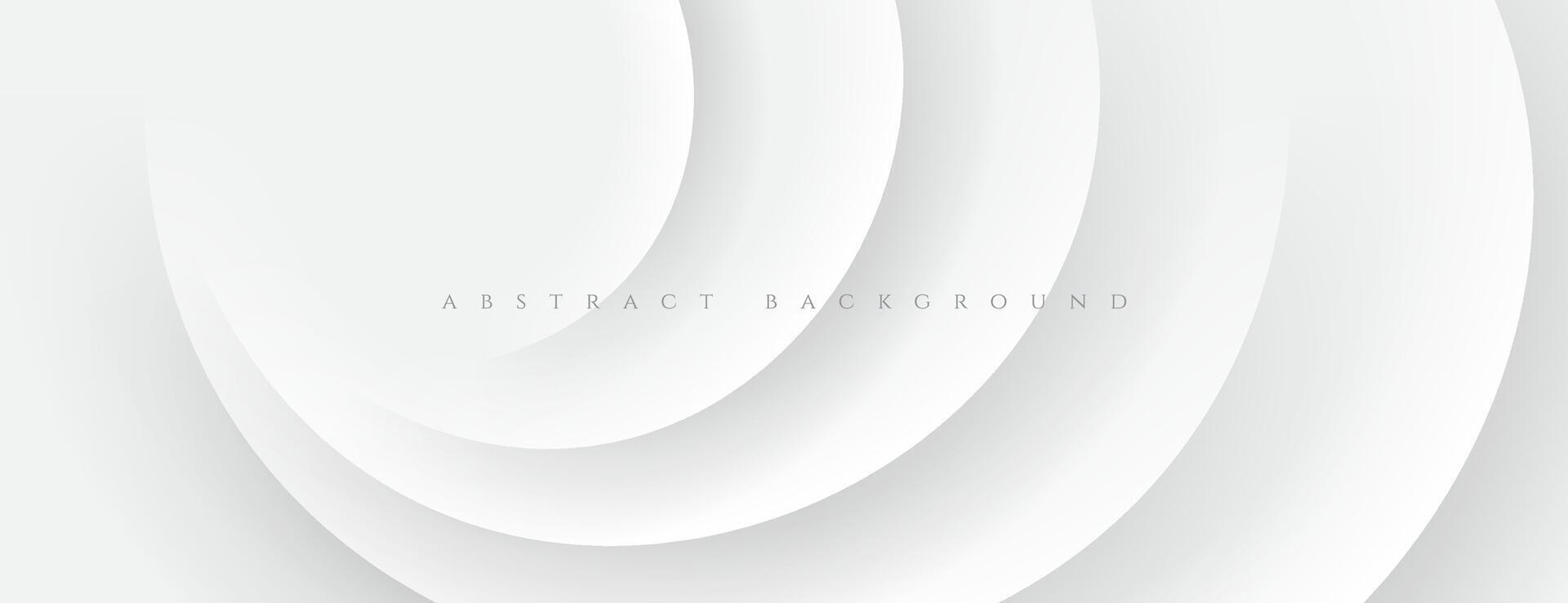 abstract white circle background. vector illustration