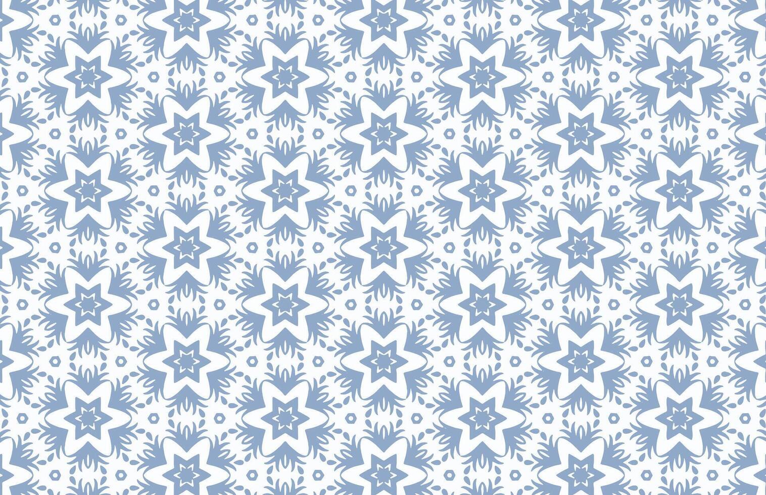 Blue flower and floral design on a white background vector