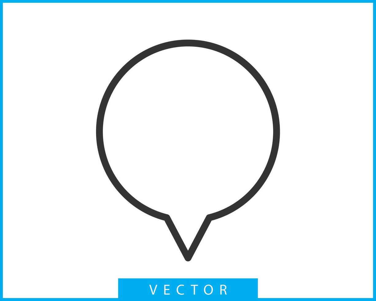 Talk bubble speech icon. Blank empty bubbles vector design elements. Chat on line symbol template. Dialogue balloon sticker silhouette.