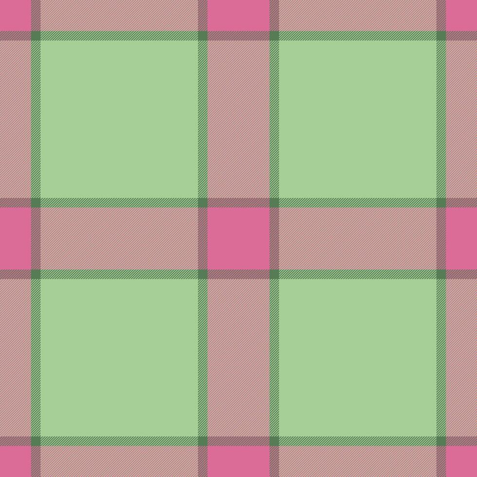 Textile tartan fabric of vector seamless background with a plaid check texture pattern.