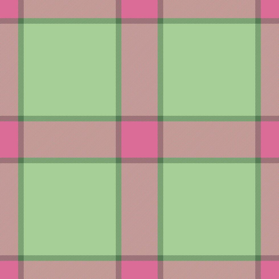 Textile tartan fabric of vector seamless background with a plaid check texture pattern.