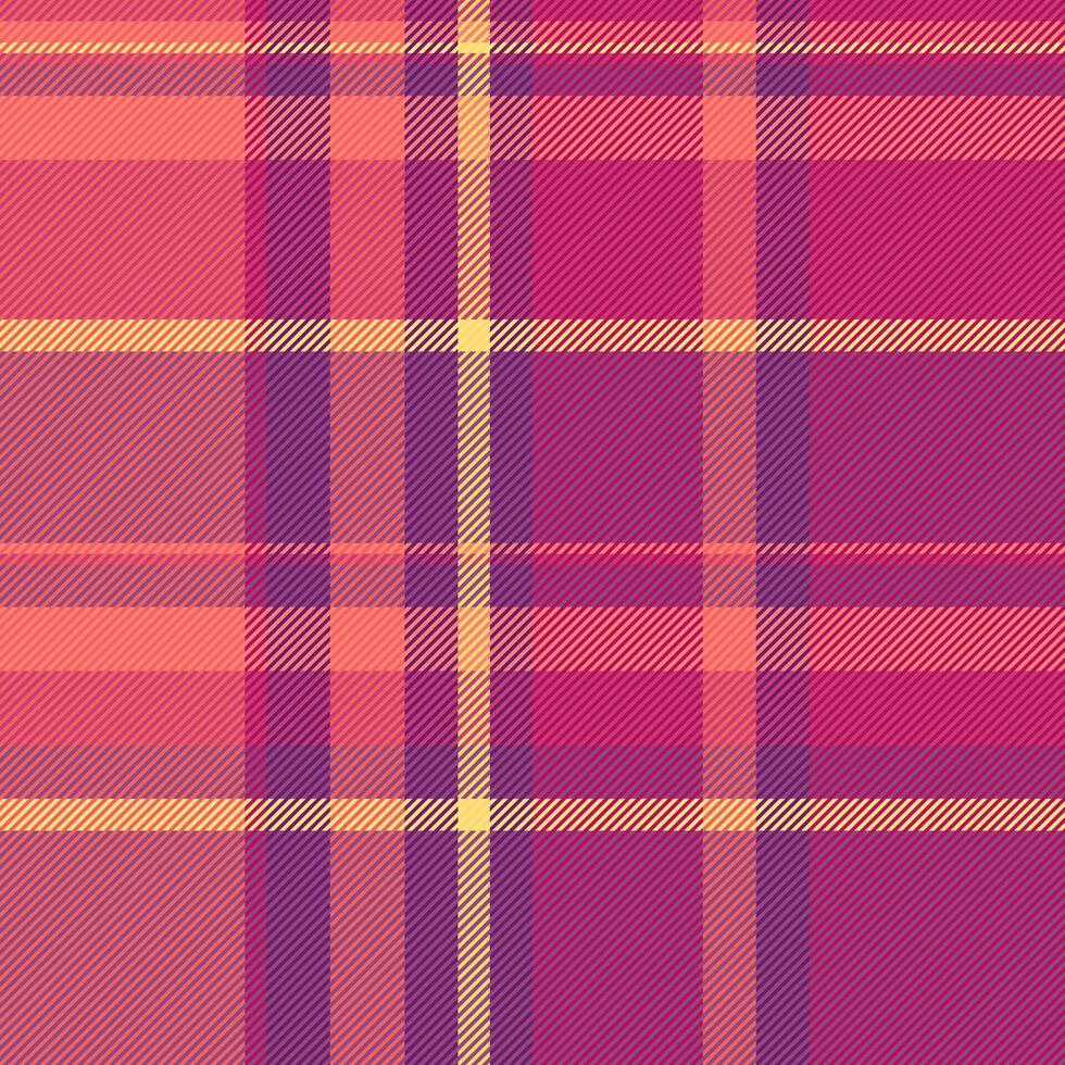 Vector fabric tartan of textile plaid background with a texture pattern seamless check.