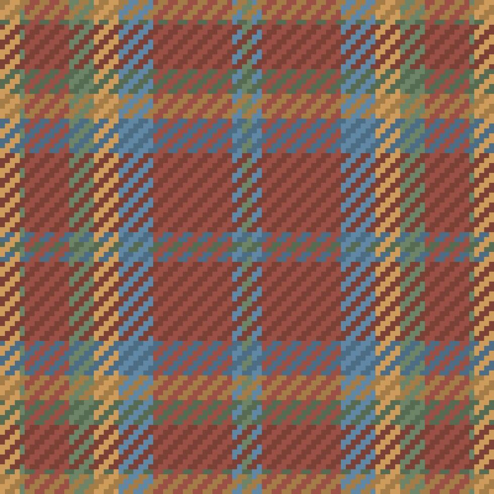 Seamless pattern of scottish tartan plaid. Repeatable background with check fabric texture. Vector backdrop striped textile print.