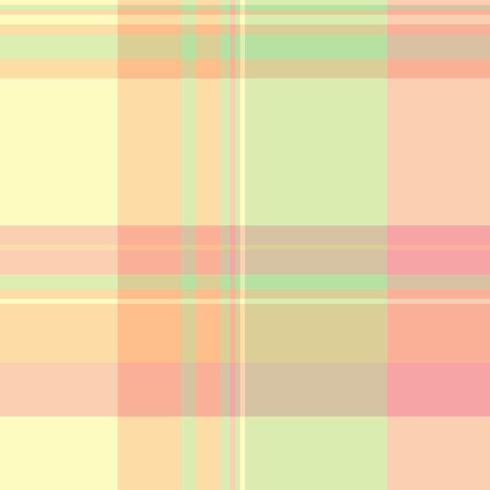 Textile fabric seamless of background vector texture with a check pattern tartan plaid.