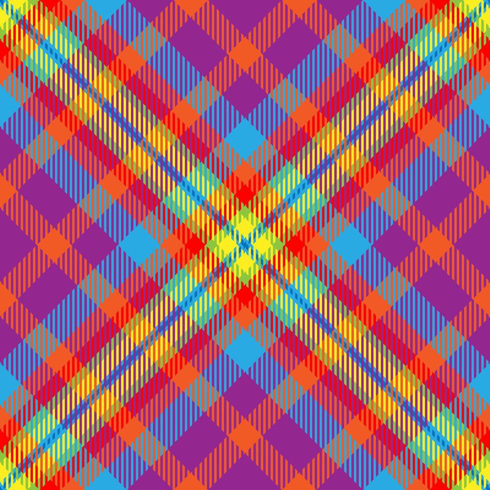 Tartan scotland seamless plaid pattern vector. Retro background fabric. Vintage check color square geometric texture. vector