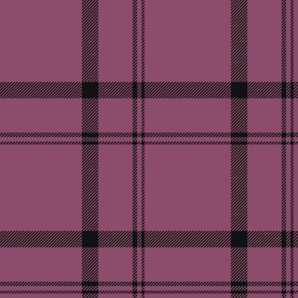 Plaid seamless pattern. Check fabric texture. Vector textile print.
