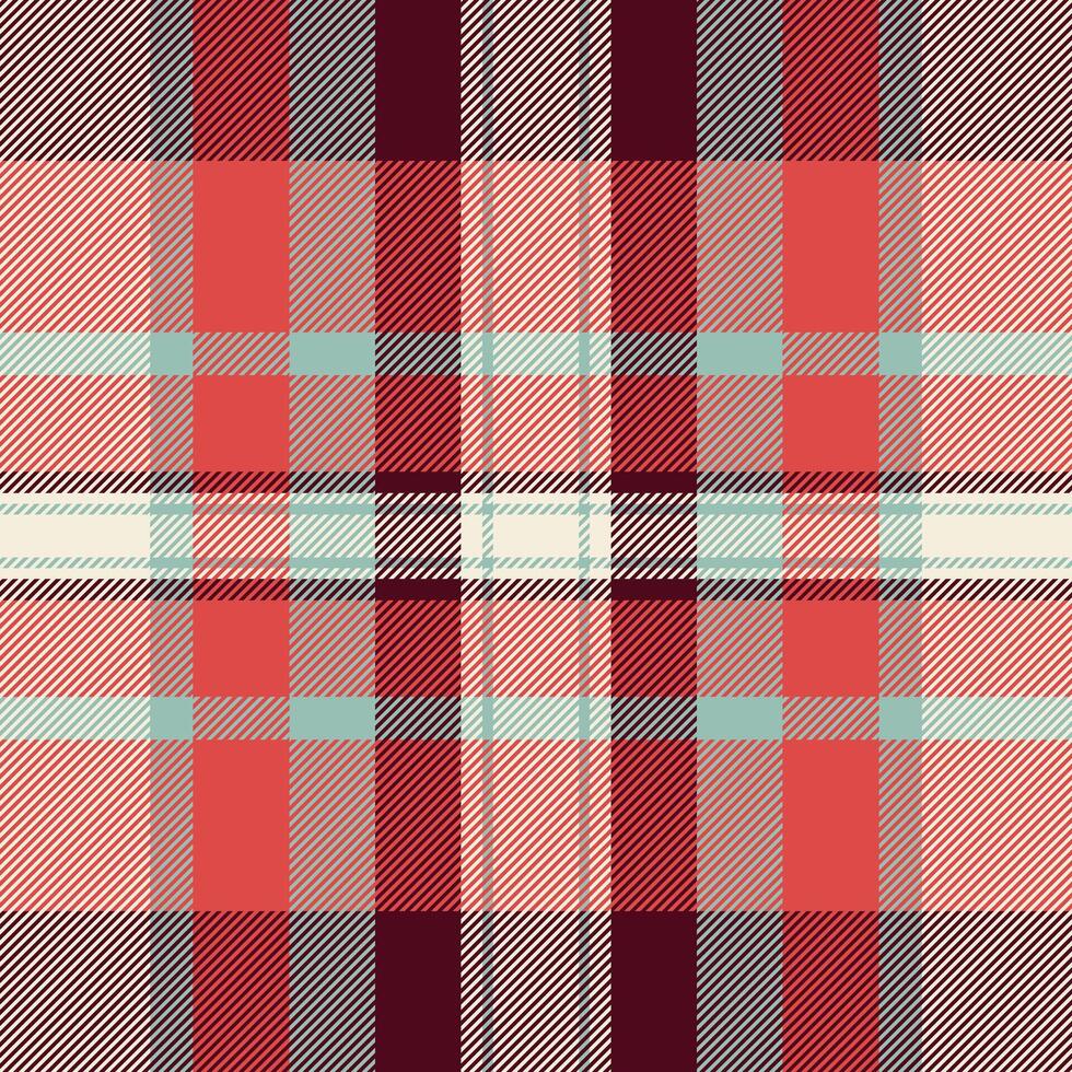 Texture vector background of check seamless fabric with a plaid tartan pattern textile.