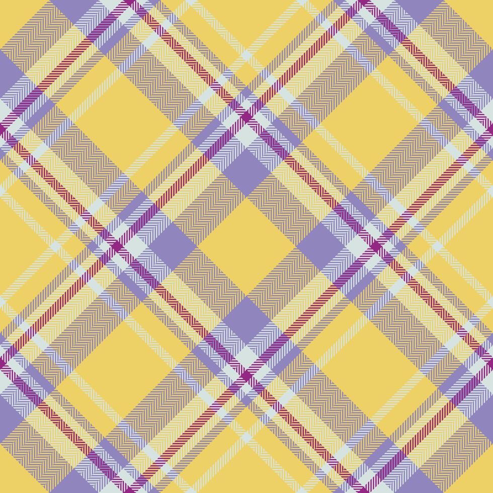 Plaid pattern vector. Check fabric texture. Seamless textile design for clothes, paper print. vector
