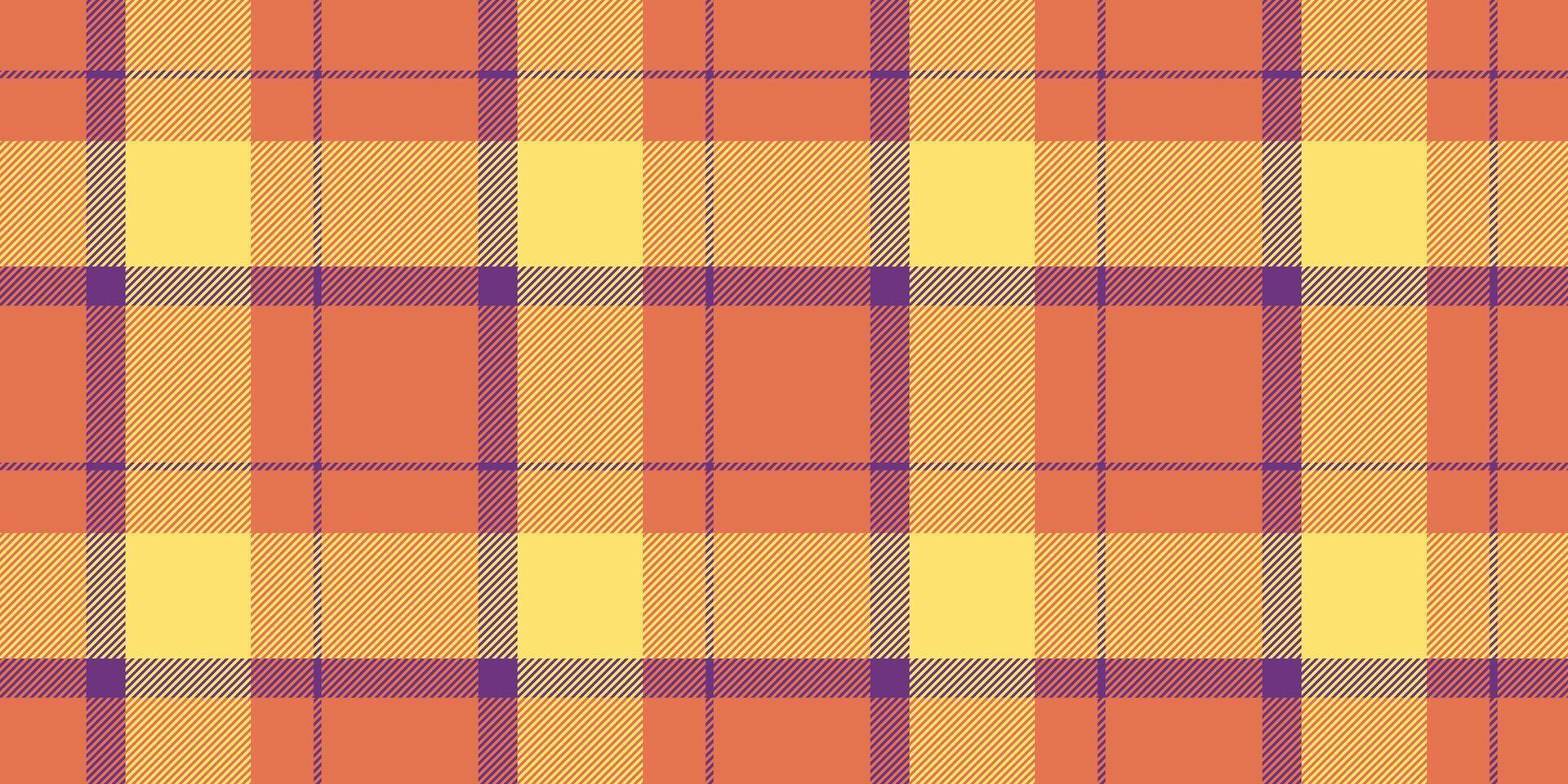 Paisley pattern texture check, fashioned background textile seamless. Gentle fabric tartan vector plaid in red and yellow colors.